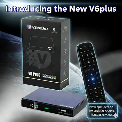 New Upgraded V6 Plus - Android TV - Backlit Voice Remote, 8K,