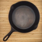 VTG Cast Iron #7 Skillet, Unmarked Wagner, 9 ¾ Skillet No. 7, Stamped B Restored