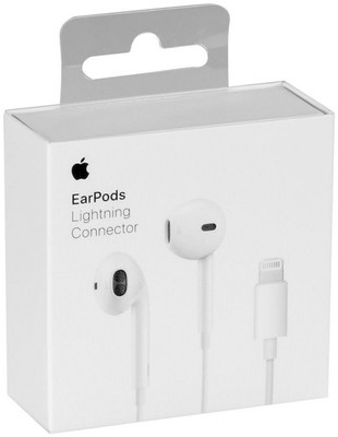 Apple EarPods with Lightning Connector In Ear Canal Headset - White