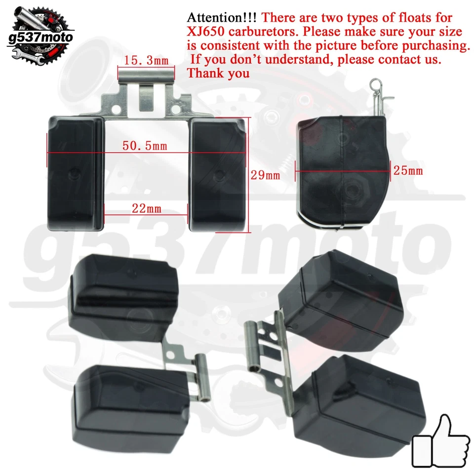 4Sets Carburetor Rebuild Repair Kit For Yamaha 1980-1983 Maxim 650 XJ 650 XJ650 Foto 2 de 4