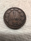 Lot of 2 Austrian 1 Kreuzer, Copper, 1881 in F  condition, 1885 in G condition — photo 5