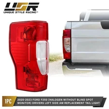 Tail Light Halogen - w/o Blind Spot "Left" For 2020-22 Ford F250 F350 Super Duty