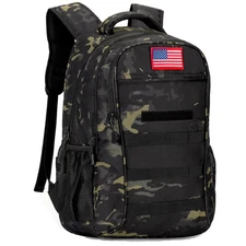 Camo Backpack Boys Military Bookbag 40L Waterproof School Backpack for Middle...