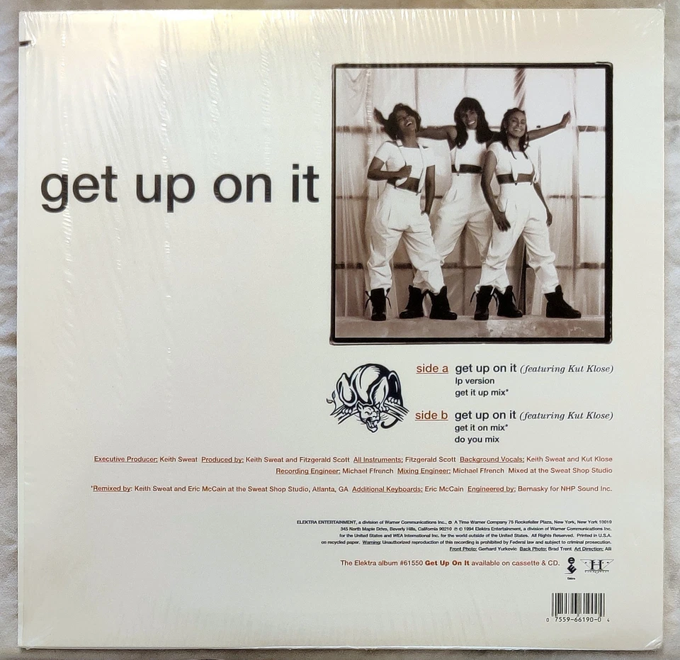 Keith Sweat Featuring Kut Klose ‎– Get Up On It - Vinyl Maxi 12" USA 1994 EX+/NM - Bild 2 von 2