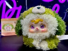 Samuel Puppy Flop Plush Pendant “Lucky Dou Dou” New, Open Bag, Card