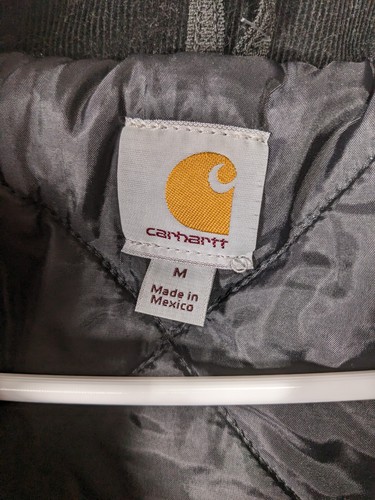 Carhartt Extremes C55 M Regular Jacket Quilted Lining Black Very Nice Condition - Picture 9 of 21