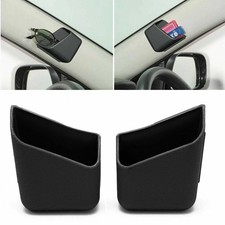 2x Auto Car Interior Accessories Organizer Storage Bag Box Holder Black For Keys
