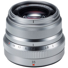 FUJIFILM XF 35mm f/2.0 R Lens - Silver