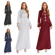 Women Church Clergy Dress Liturgical Jumpsuits Minister Choir Robe Festival