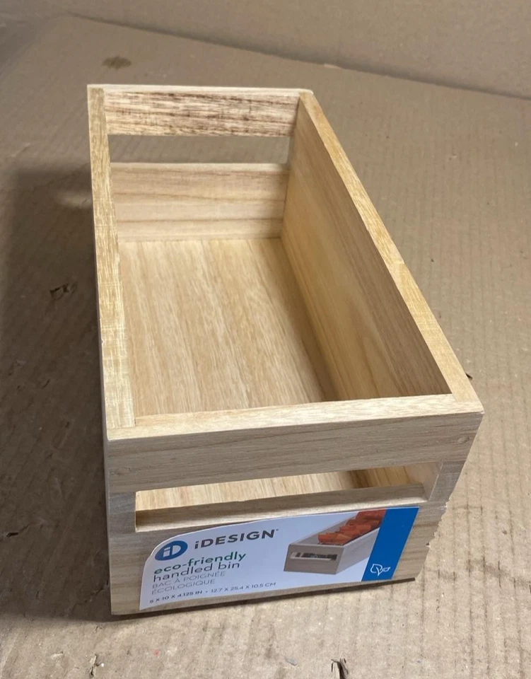 iDesign EcoWood Kitchen Storage Box, Kitchen Container Made from Eco-Friendly - Image 2 of 4