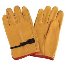 Condor 4Tjt8 Leather Drivers Gloves, Cowhide, Cinch, Keystone Thumb, Gunn Cut,