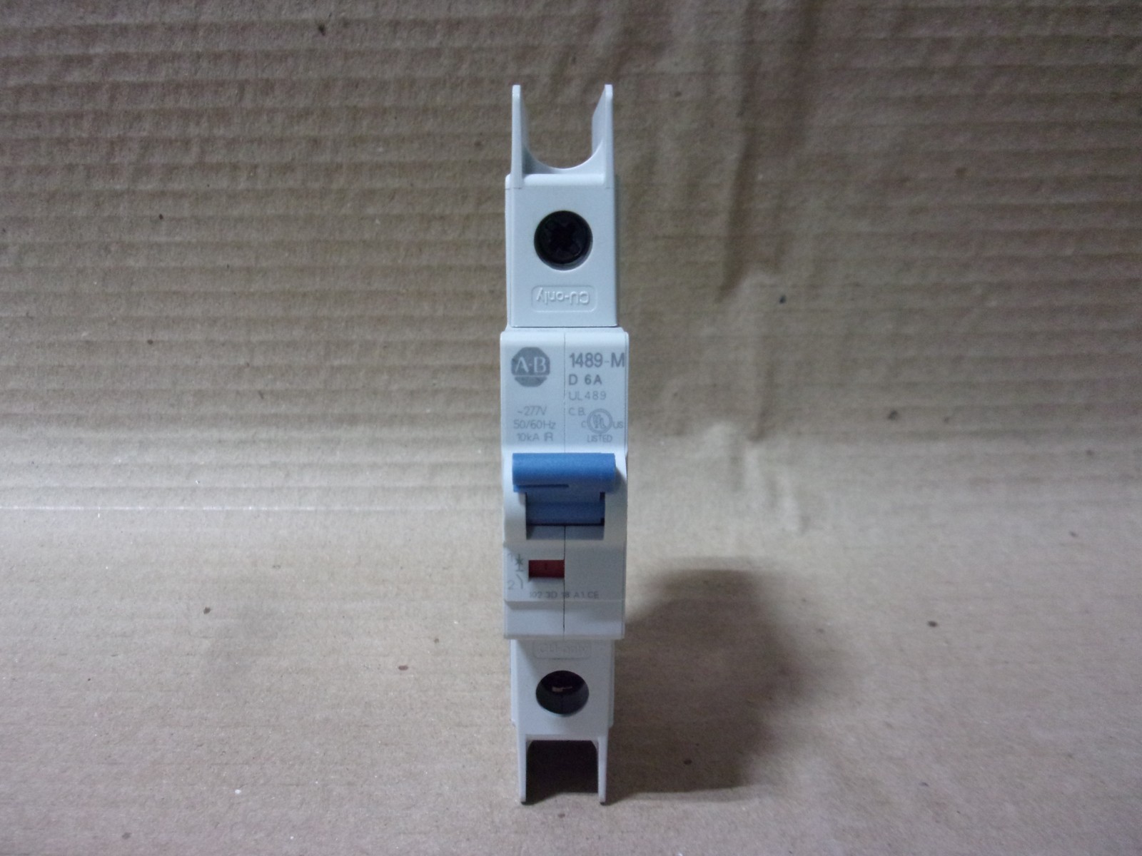 Allen Bradley 1489-M 1489-M1D060 1 Pole 6 Amp 480V Circuit Breaker Din Rail