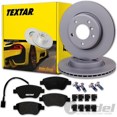 TEXTAR BREMSSCHEIBEN 257mm + BELÄGE VORNE passend für FIAT GRANDE PUNTO EVO 199