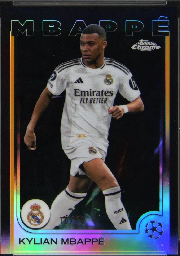 2024-25 Topps Chrome Uefa Club Competitions - Kylian Mbappé #1 for