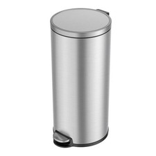 EKO Eva Circular Pedal Bin, 30L – Stainless Steel