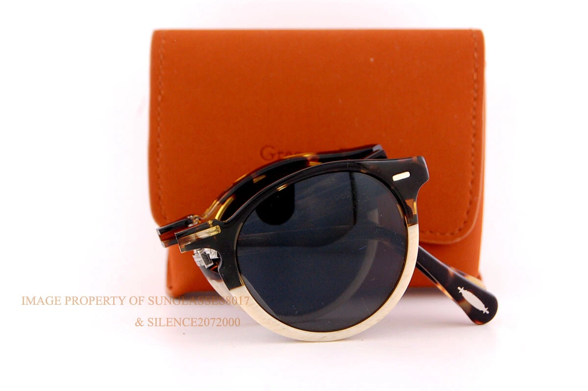 Brand New Oliver Peoples Sunglasses Gregory Peck 1962 5456/SU 1589R5 BeigeHavana