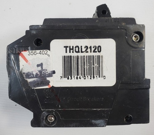 GE General Electric THQL2120 20-Amp 2-Pole 120/240VAC Breaker - Picture 3 of 6