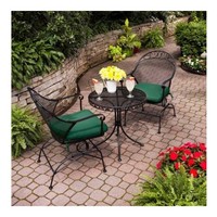 Outdoor Patio Furniture Deals Clayton Court 3 Piece Motion Outdoor Bistro Green Outdoor Patio Furniture Deals Clayton Court 3 Piece Motion Outdoor Bistro Green