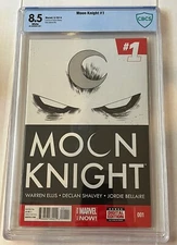 Moon Knight #1 Comic Marvel 2014 1st App Mr Knight Warren Ellis Shalvey 1st Prt