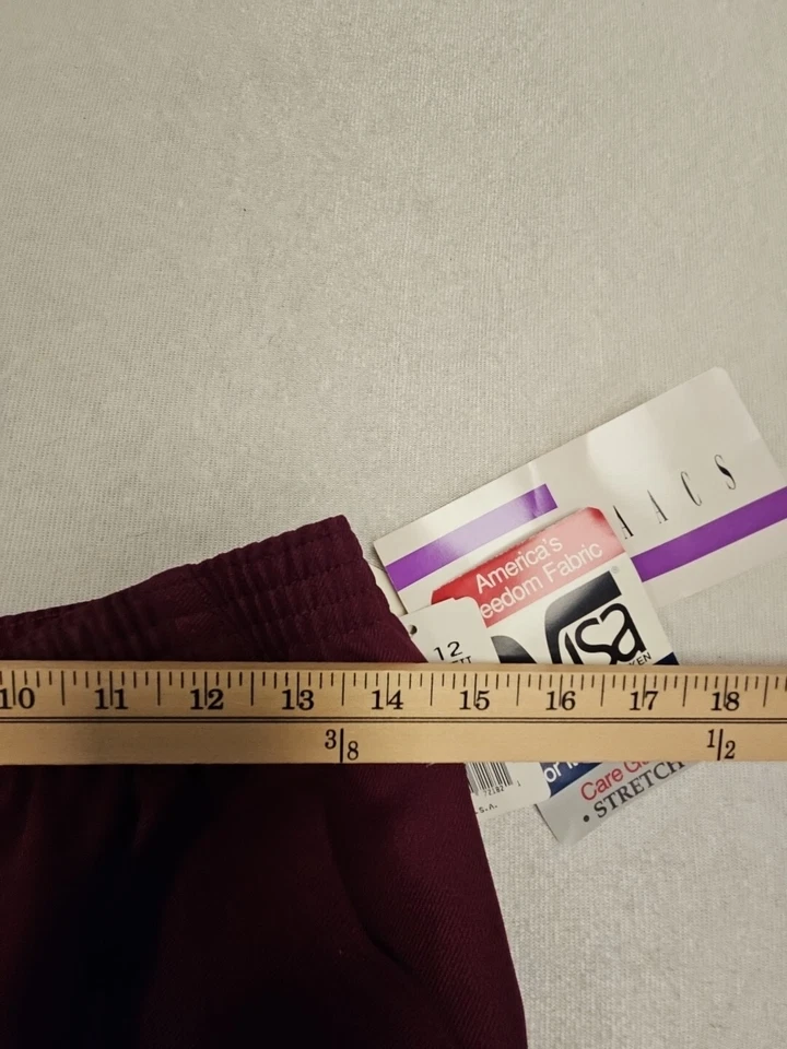 Donnkenny Visa Womens Wine  Pull On Pants Stretch Vintage 1985 Size 12 NWT - Image 3 of 4