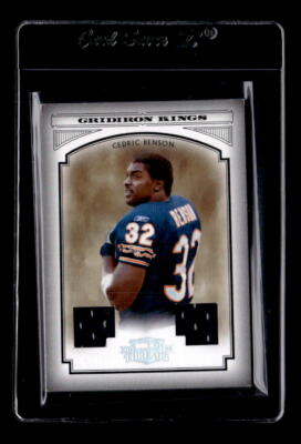 2006 Donruss Threads Pro Gridiron Kings Materials #7 Cedric Benson /137 - NM-MT