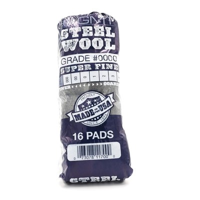 Versatile 192-Pad Steel Wool Hand Set - Super Fine for All Your Finishing Needs