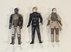 Kenner 1983 - Star Wars Figures (x3) Luke (Jedi Knight), Leia & Lando Skiff Gua