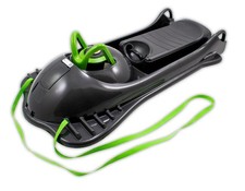 KHW Rodel Mountain Racer Schwarz Lenk Schlitt...