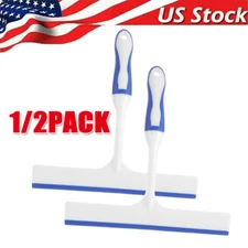 1/2xWindow Mirror Car Windshield Squeegee Shower Glass Wiper Kitchen House Clean