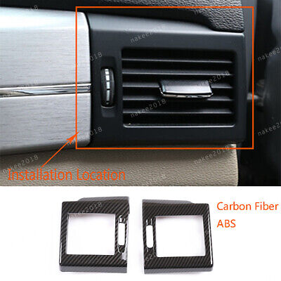 Carbon Fiber ABS Air Condition Switch Button Cover For Mercedes Benz GLK 2008-12
