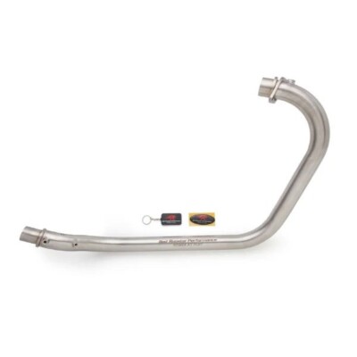 ''RED ROOSTER VERTEX HEADER PIPES, MATTE'' FIT FOR R.E HIMALAYAN 411 & SCRAM 411