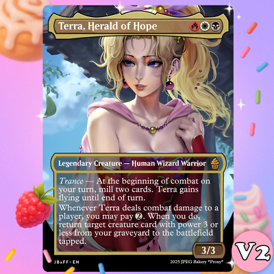 Terra, Herald of Hope | MTG x Final Fantasy Premium Art Card | eBay