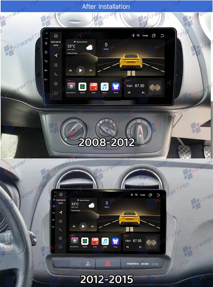 8 Core QLED Car Radio for Seat IBIZA MK4 6J 2008 -2015 Carplay Andriod Auto DSP - Image 2 of 4