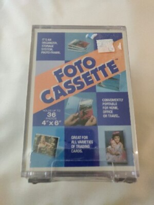 Vintage Foto Cassette, Photo Storage System And Frame New Factory Sealed 5 Pack