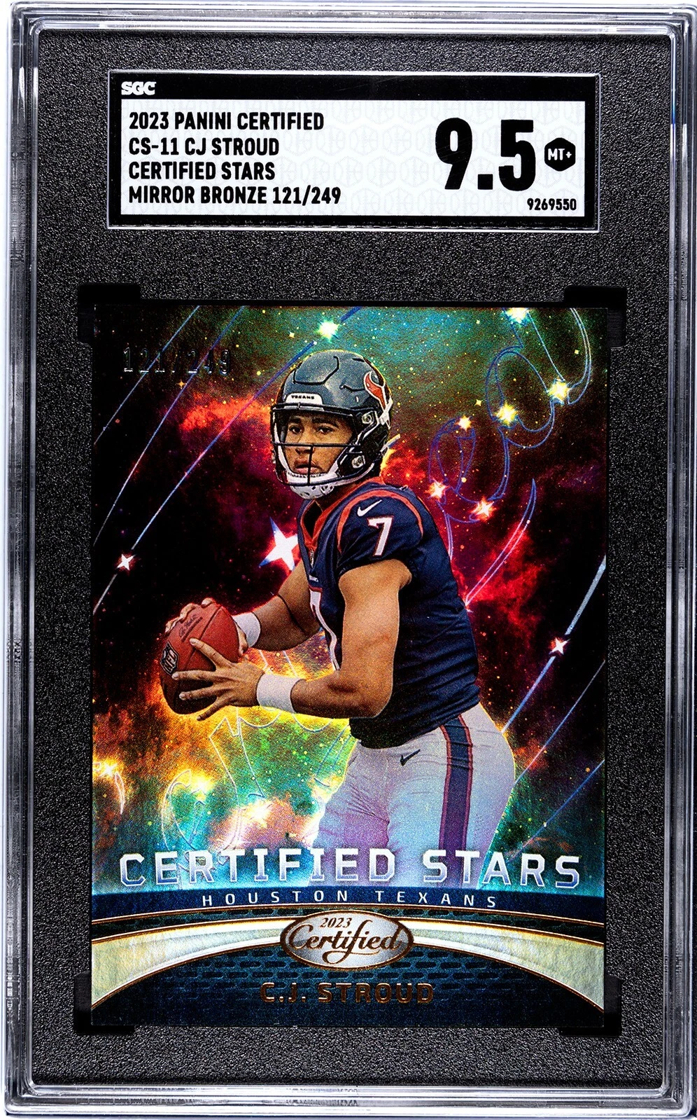 CJ Stroud Panini Certified Certified Stars #CS11 Mirror Purple