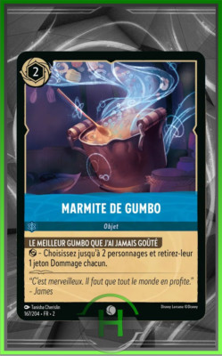 Gumbo Topf - 167/204 - Kapitel 2 - Karte Lorcana FR Neu