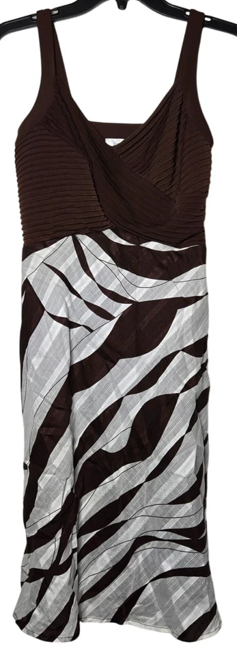 Dressbarn Sleeveless Midi Dress Size 6 Fairycore Y2K Summer Boho Chic Flowy - Image 2 of 4