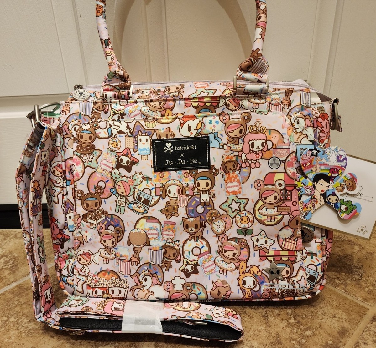 Tokidoki × Jujube Donutella Sweet Shop Be Classy Diaper Bag Tote -Rare