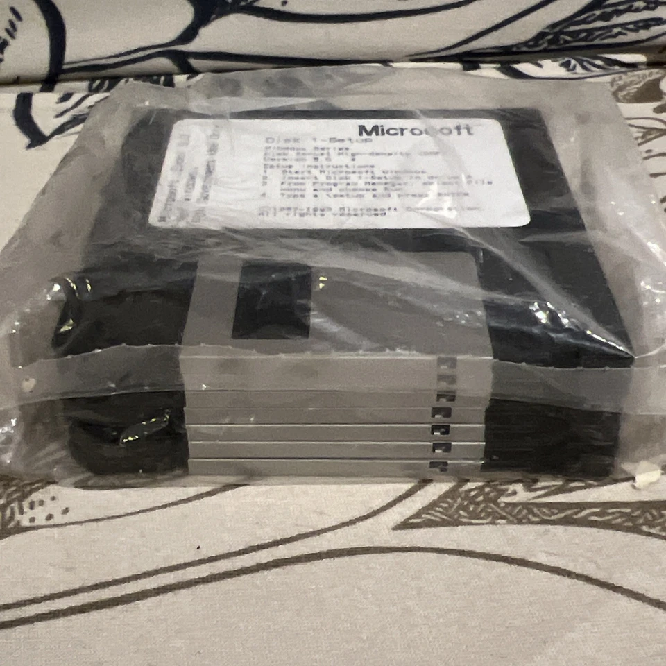 Microsoft Excel For Windows Ver 5.0 Set Of 7 3.5” Floppy Disks - Government RARE - Image 2 of 4