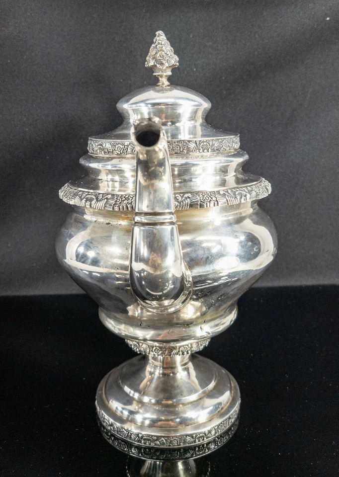 Jarro antigo americano de prata moeda da cidade de Nova York Gerardus Boyce - Imagem 2 de 4