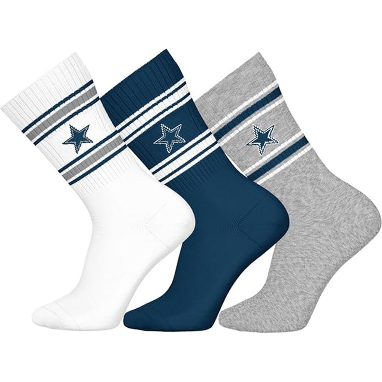 Мужские носки NFL Crew Socken - Dallas Cowboys 3er Pack