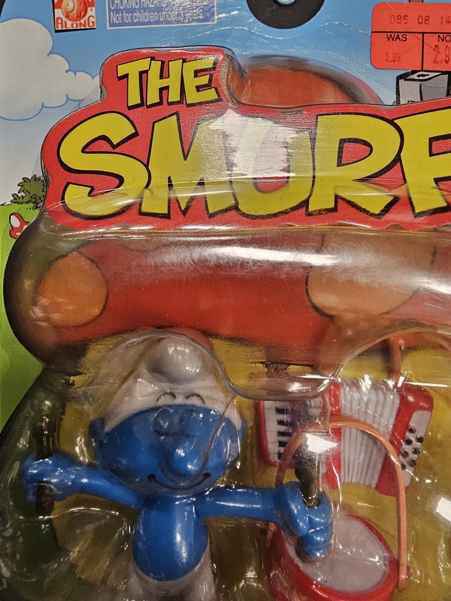SMURF スマーフ ボビングヘッド フィギュア The SMURFS Harmony Smurf Instruments 2 Inch Figure Jakks Pacific