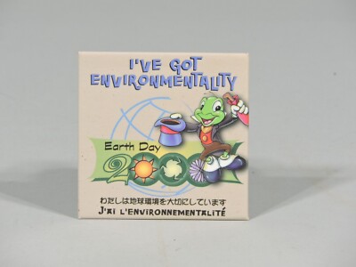 I ve Got Environmentality Earth Day 2000 Pin with Disney's Jiminy Cricket