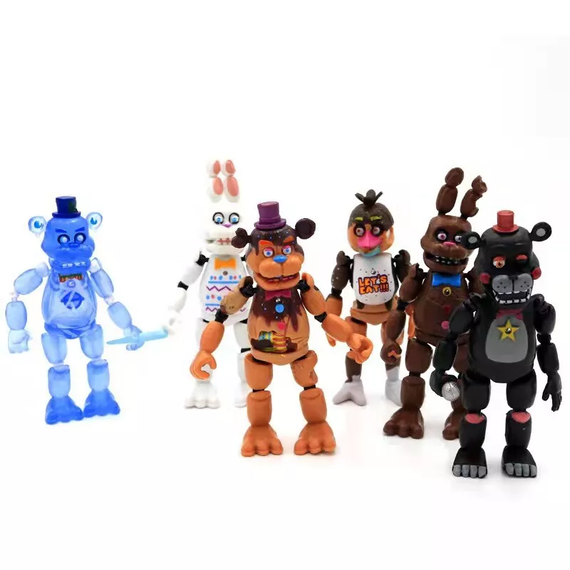 Figuras de Ação Five Nights at Freddy's 6 Pçs - Shopping Atytude Inscrição:  09.284.979/0001-41 - Todos os direitos reservados.