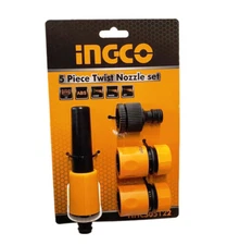 Plastic Water Twist Nozzle Spray Set Cone Rinse Jet Garden Car Was Free Shipping