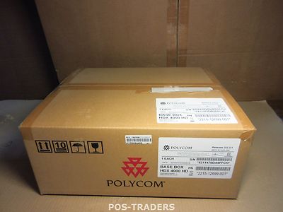 Polycom HDX 4000 HD Video Conferencing Unit BASE BOX 2215-12699-001 NEW NEU NEUF
