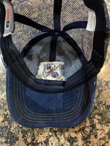 Navy Blue Angels denim dad hat cap Trucker Quality Pilot Jet Formation Mesh - 第 7/8 張圖片