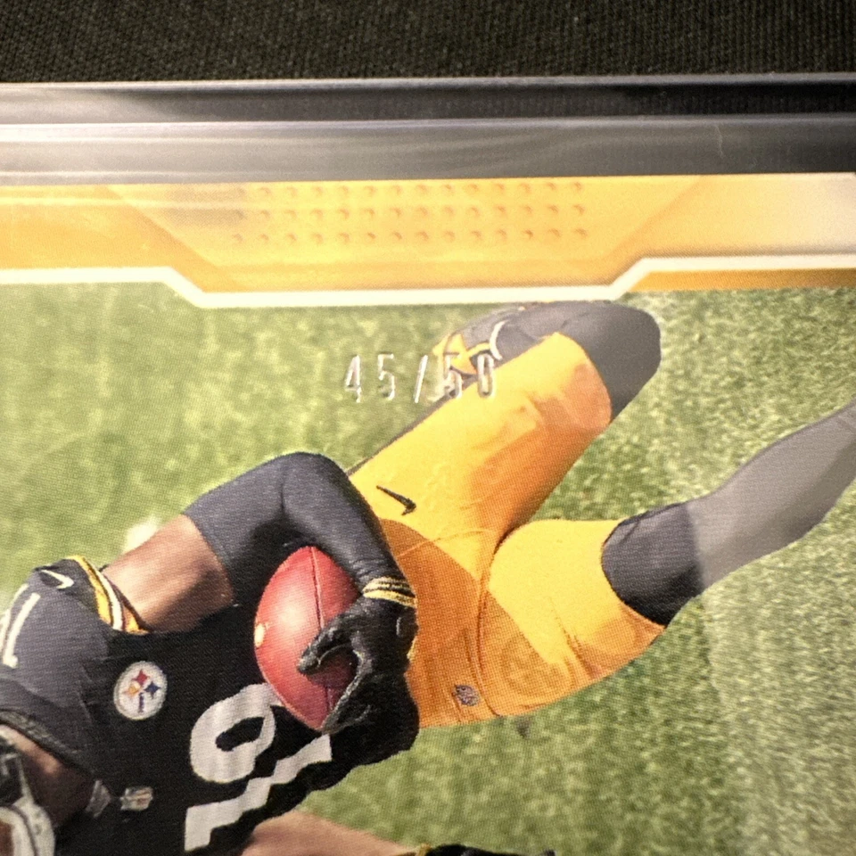 2021 PANINI PLAYOFF JUJU SMITH-SCHUSTER 2ND DOWN #45 PITTSBURGH STEELERS /50 - Image 3 of 4