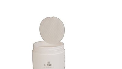 K-Beauty HARU Mild Cleansing Pad 100 Pcs Facial Toner Pads Makeup Prep