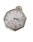 1925 Antique Waltham Solid 14k White Gold Pocket Watch